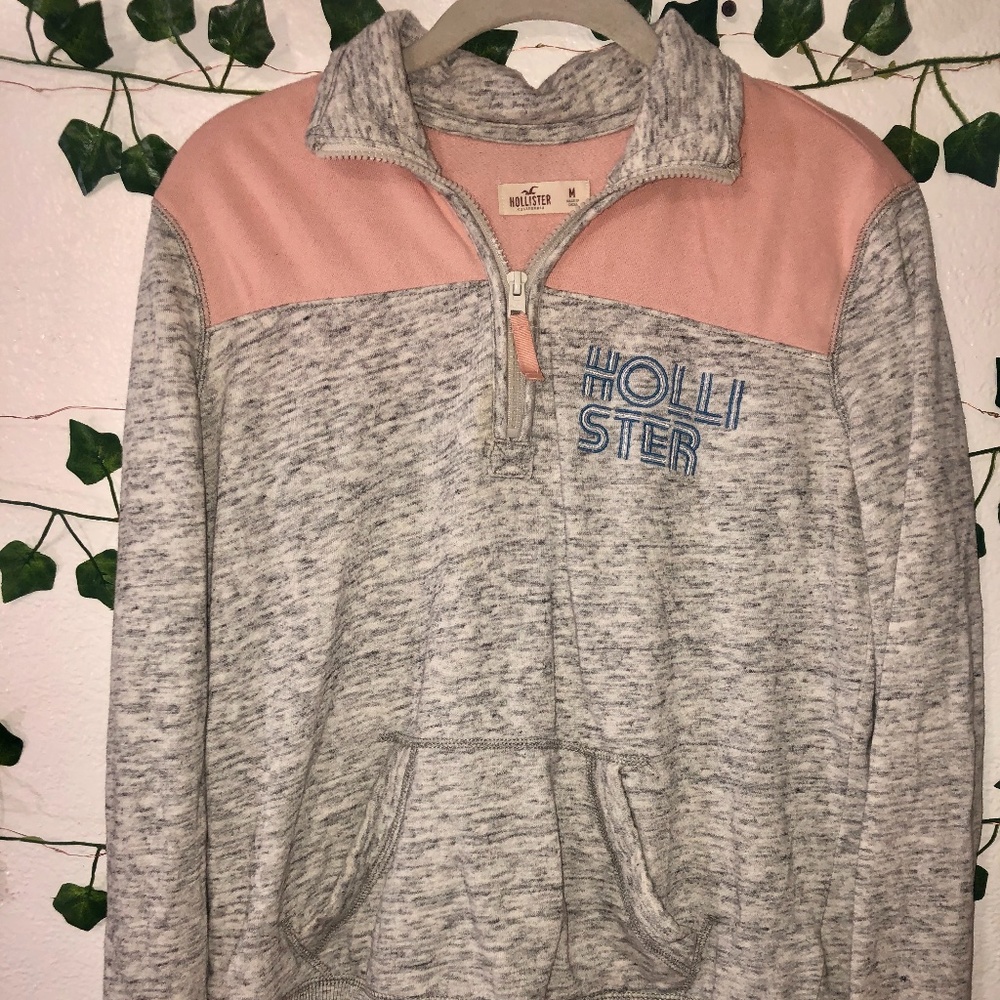 Hollister Half-Zipped Crewneck